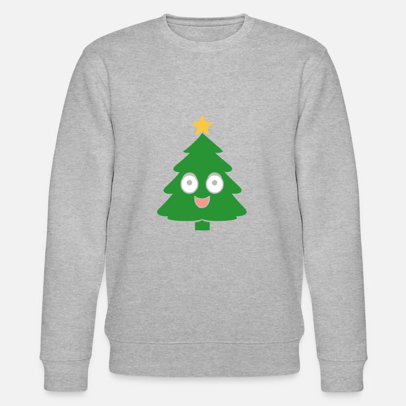 Petit sapin de noel - Sweat bio CHANGER Stanley/Stella Unisexe - gris chiné