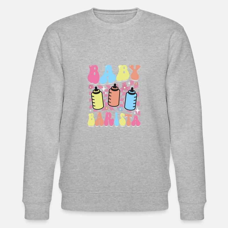 Infirmière Bébé Maternité Infirmière - Sweat bio CHANGER Stanley/Stella Unisexe - gris chiné