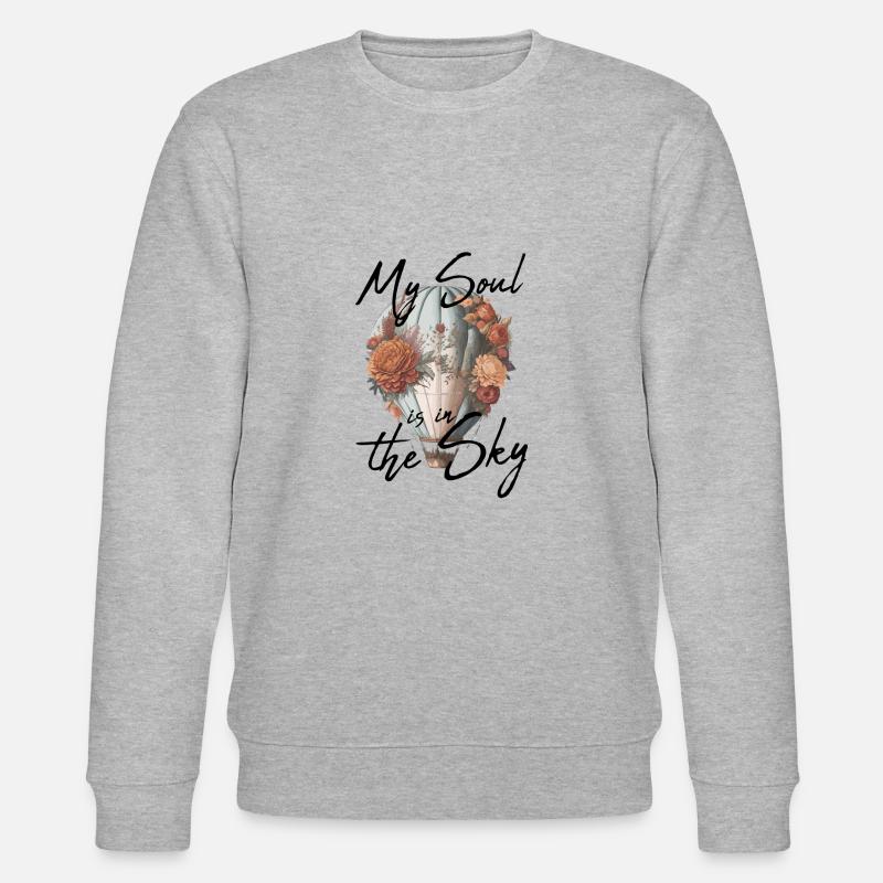 Heißluftballon - Stanley/Stella Unisex Bio-Sweatshirt CHANGER  - Grau meliert