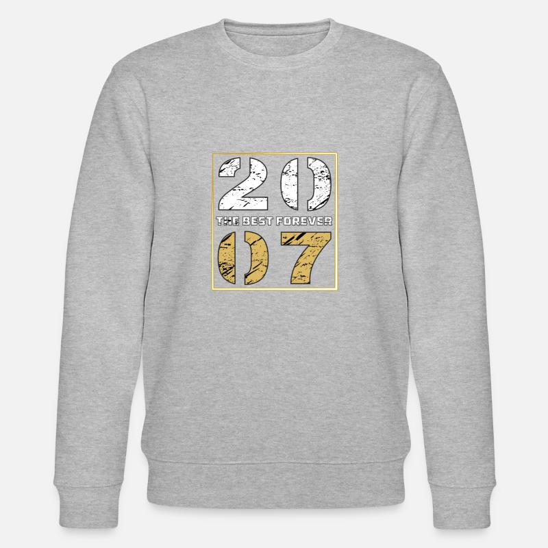 THE BEST FOREVER 2007 - Stanley/Stella Unisex Bio-Sweatshirt CHANGER  - Grau meliert