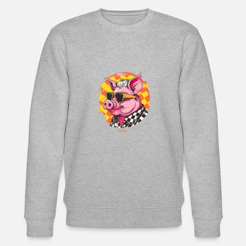 Lunettes de soleil cool Pig - Sweat bio CHANGER Stanley/Stella Unisexe - gris chiné