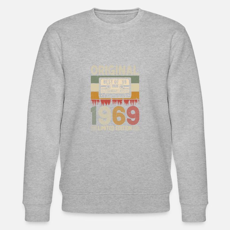 Légendes nées en 1969 - Sweat bio CHANGER Stanley/Stella Unisexe - gris chiné