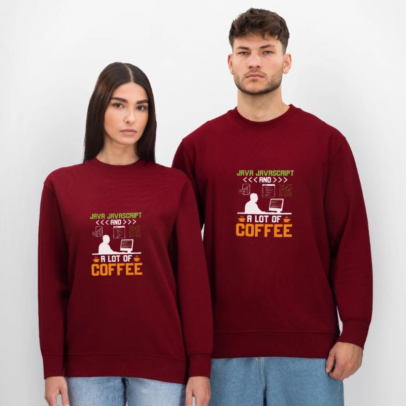 Kaffee-Codierung Programmierer Programmierer Entwickler Nerd Coff Stanley/Stella Unisex Bio-Sweatshirt CHANGER 