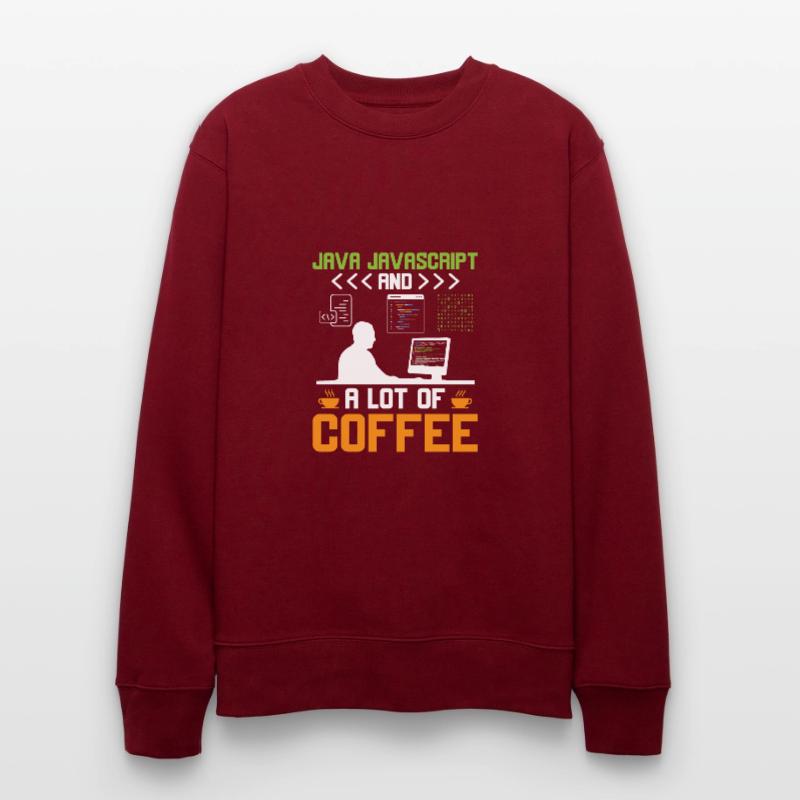 Kaffee-Codierung Programmierer Programmierer Entwickler Nerd Coff Stanley/Stella Unisex Bio-Sweatshirt CHANGER 