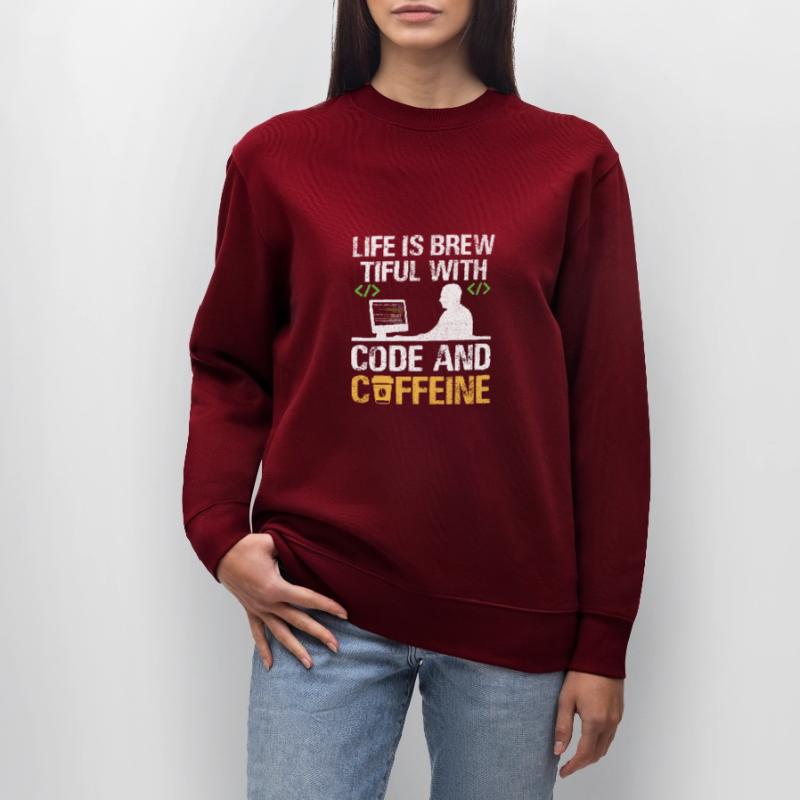 Café Codage Programmeur Codeur Développeur Nerd Coff Sweat bio CHANGER Stanley/Stella Unisexe