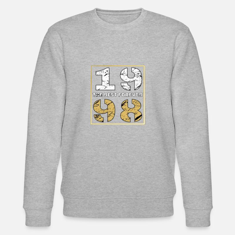 THE BEST FOREVER 1998 - Stanley/Stella Unisex Bio-Sweatshirt CHANGER  - Grau meliert