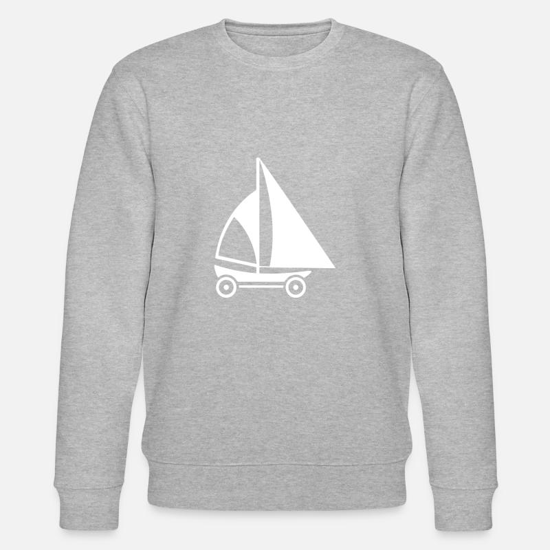 Char à voile - Sweat bio CHANGER Stanley/Stella Unisexe - gris chiné