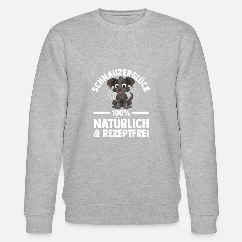 Schnauzer géant Schnauzer chien - Sweat bio CHANGER Stanley/Stella Unisexe - gris chiné