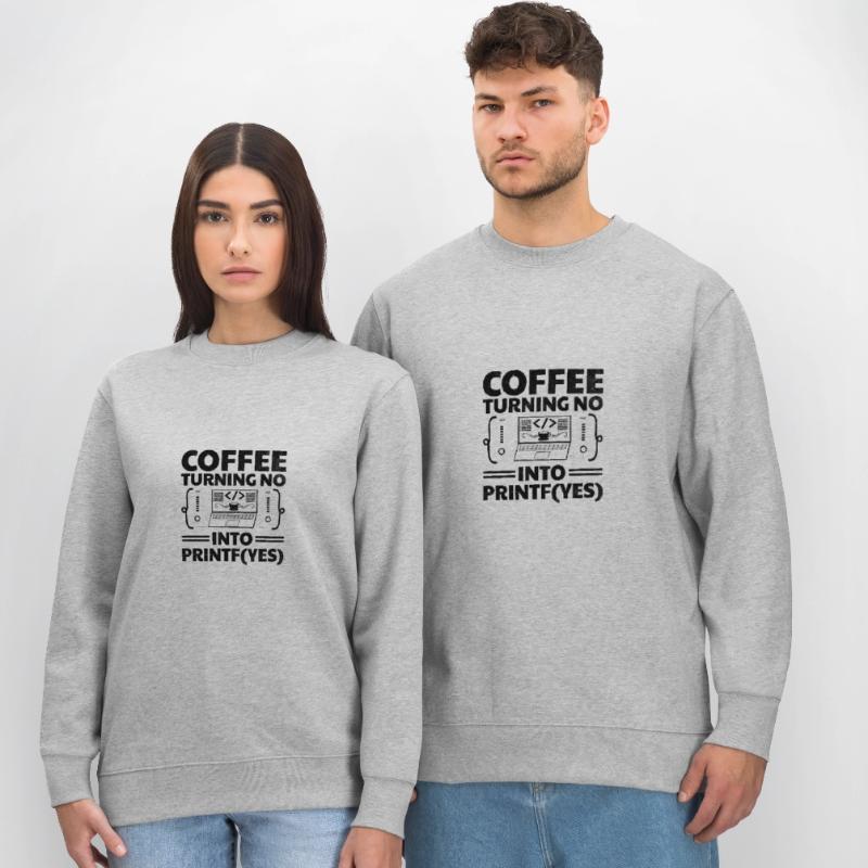 Café Codage Programmeur Codeur Développeur Nerd Coff Sweat bio CHANGER Stanley/Stella Unisexe