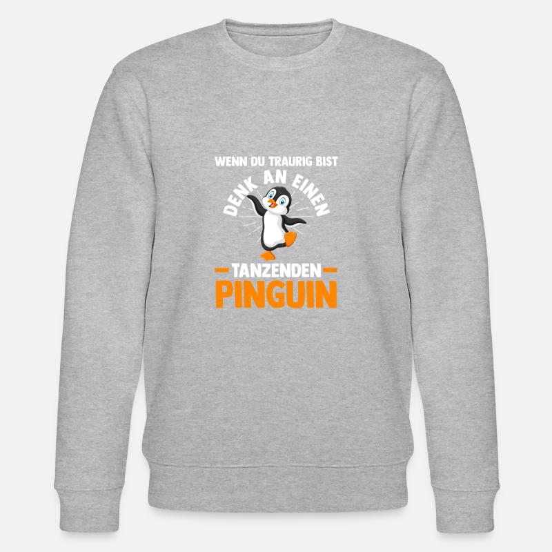 Pingouin mignon - Sweat bio CHANGER Stanley/Stella Unisexe - gris chiné