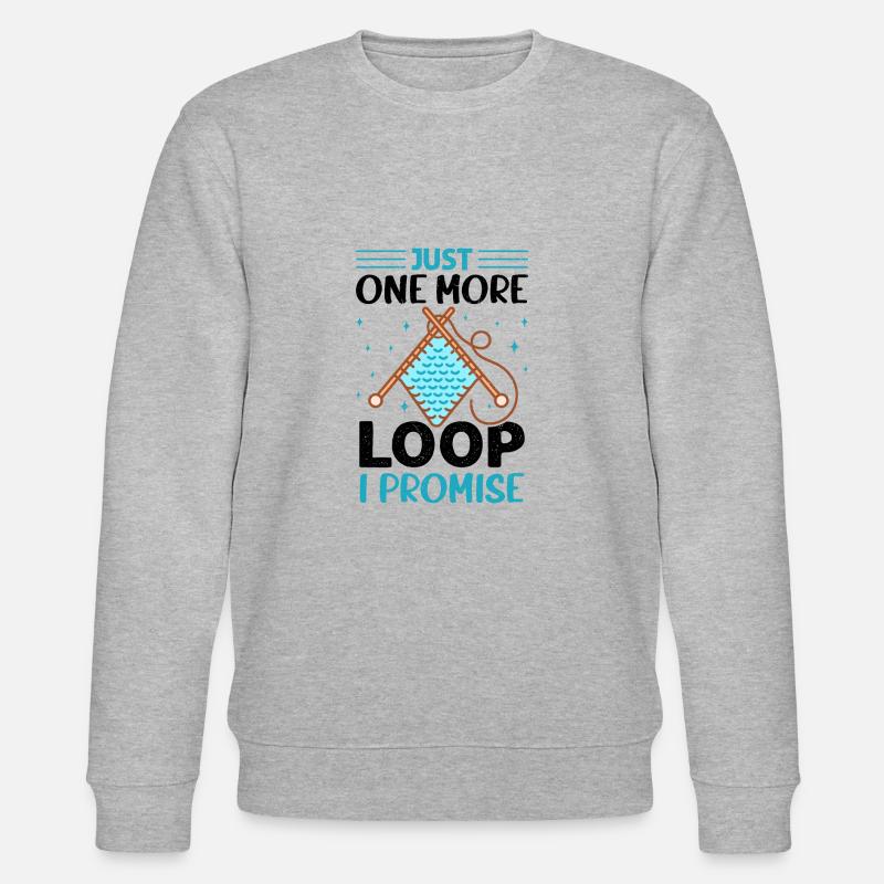 Conception drôle au Crochet - Sweat bio CHANGER Stanley/Stella Unisexe - gris chiné