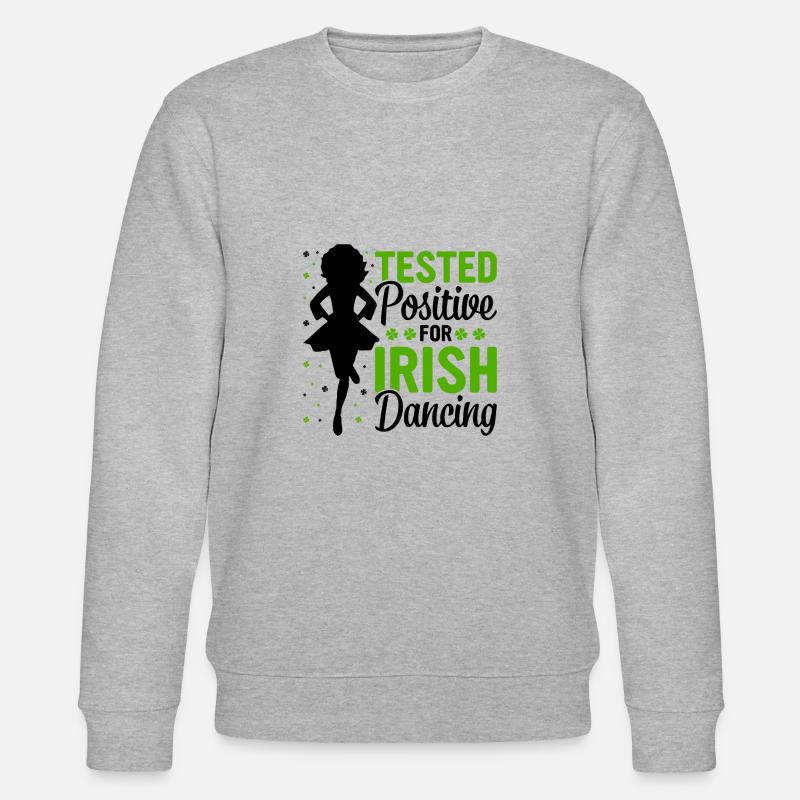 Irischer Tanz Irisches Tanzen - Stanley/Stella Unisex Bio-Sweatshirt CHANGER  - Grau meliert