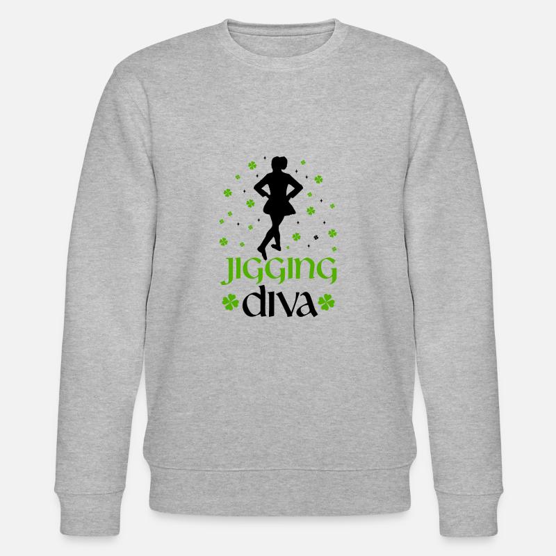 Danse irlandaise Danse irlandaise - Sweat bio CHANGER Stanley/Stella Unisexe - gris chiné