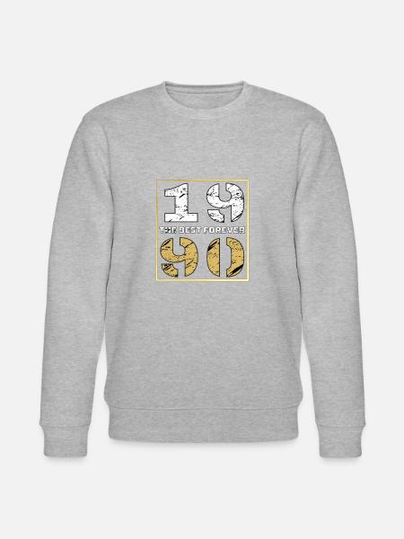 THE BEST FOREVER 1990 - Stanley/Stella CHANGER Unisex Organic Sweatshirt - heather grey
