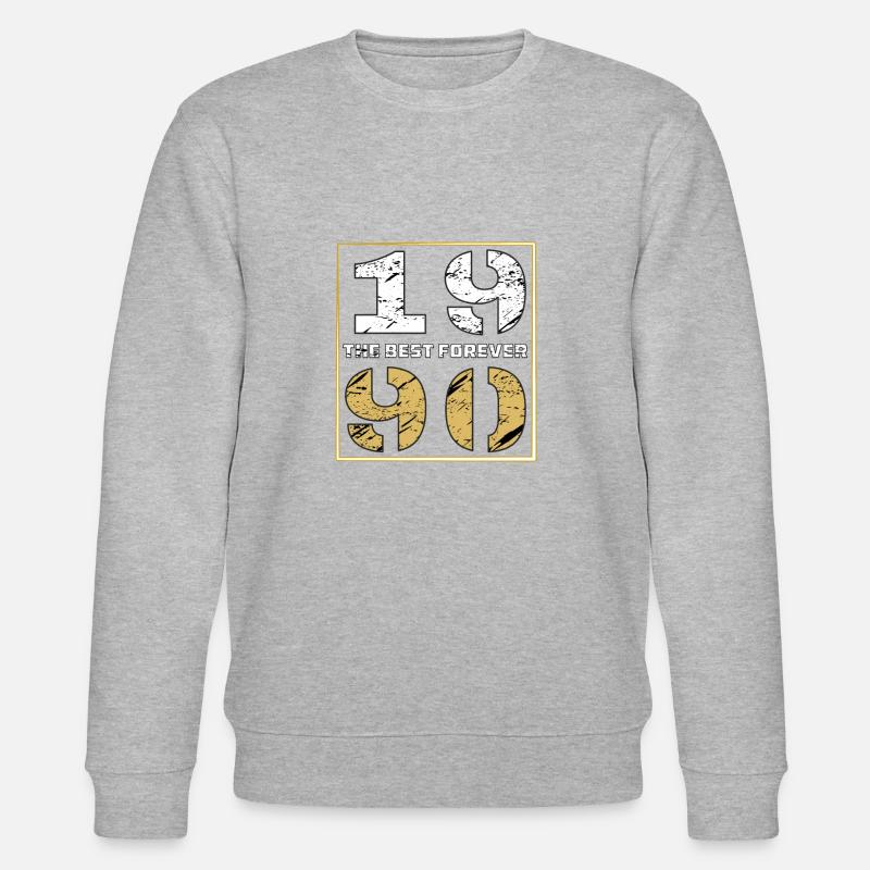LE MEILLEUR POUR TOUJOURS 1990 - Sweat bio CHANGER Stanley/Stella Unisexe - gris chiné