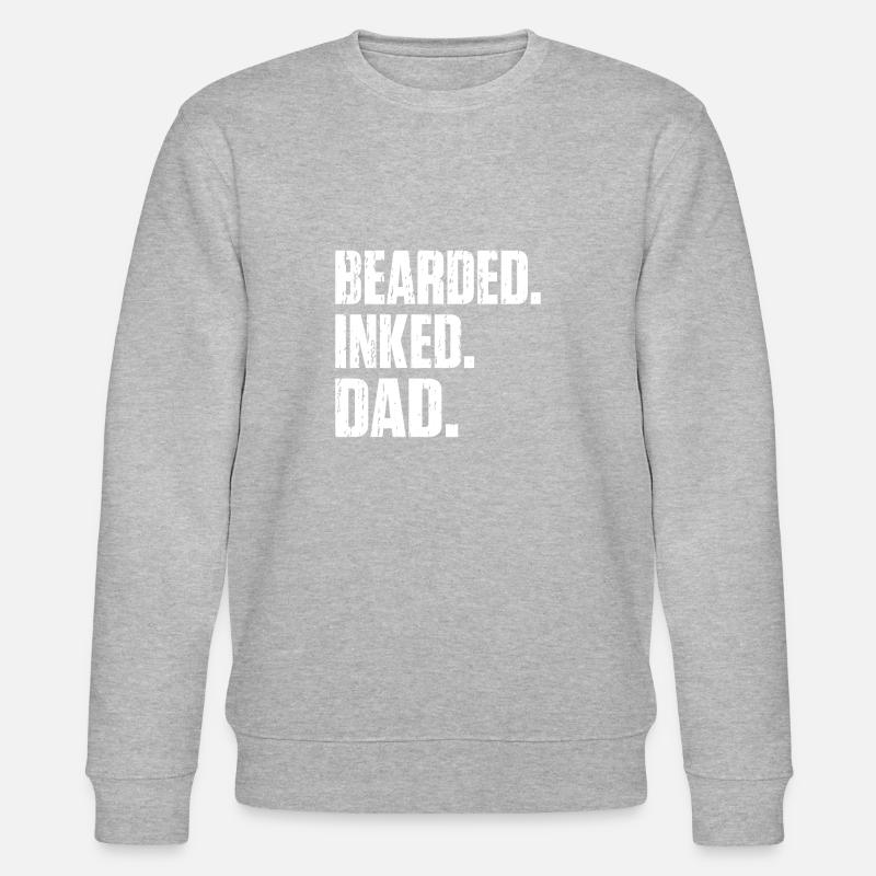 Giftidea Beard Men - Stanley/Stella CHANGER Unisex Organic Sweatshirt - heather grey