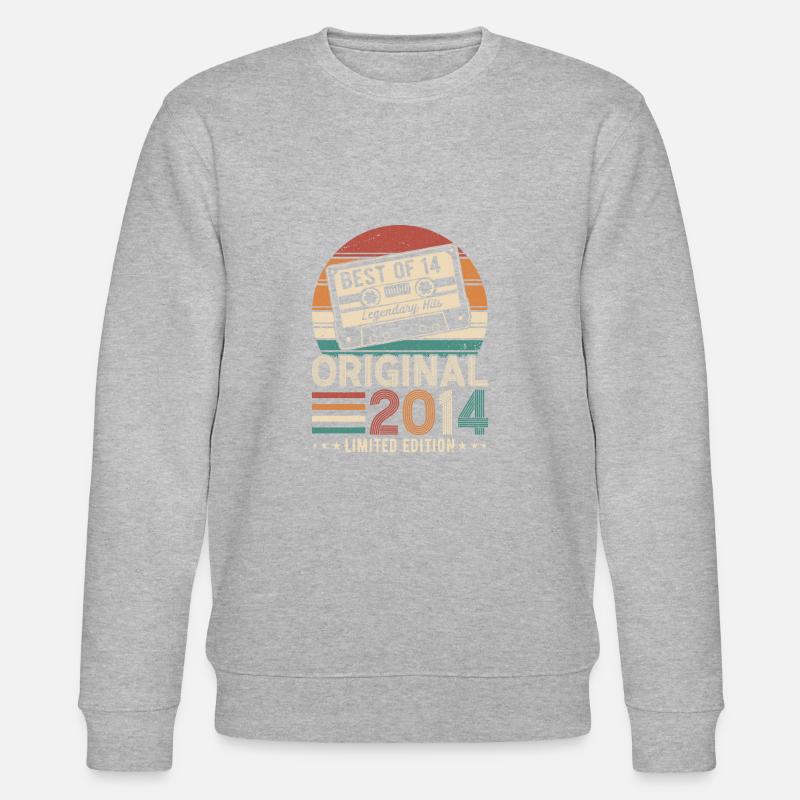 Jubiläumsfreude 2014 - Stanley/Stella Unisex Bio-Sweatshirt CHANGER  - Grau meliert