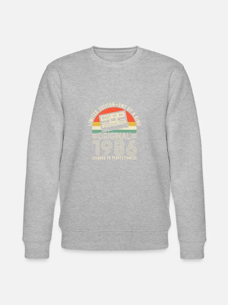 Jubilee Magic 8 years 1986 - Stanley/Stella CHANGER Unisex Organic Sweatshirt - heather grey