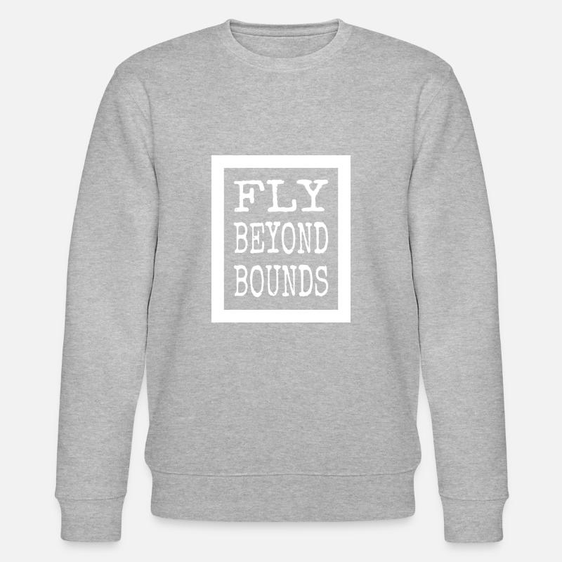 creativity fun artistic imagination happy - Stanley/Stella Unisex Bio-Sweatshirt CHANGER  - Grau meliert
