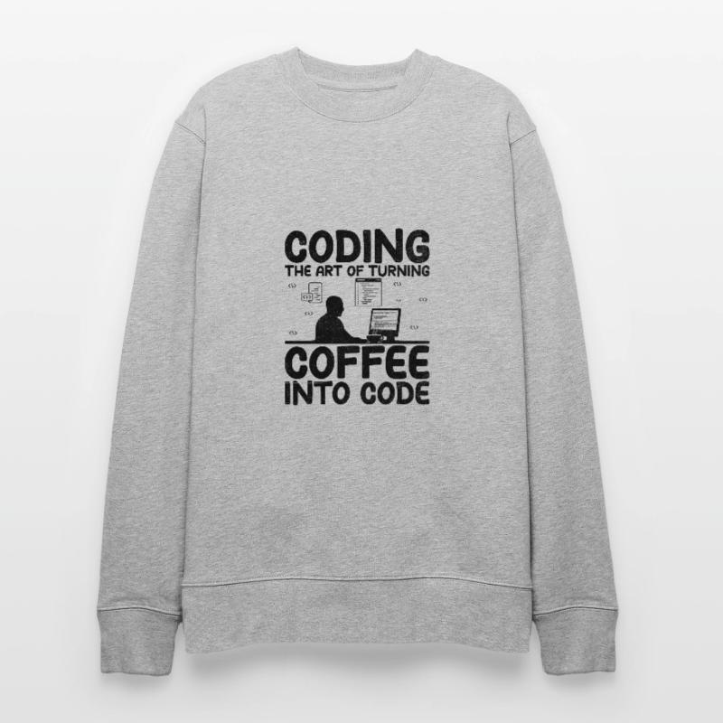 Café Codage Programmeur Codeur Développeur Nerd Coff Sweat bio CHANGER Stanley/Stella Unisexe