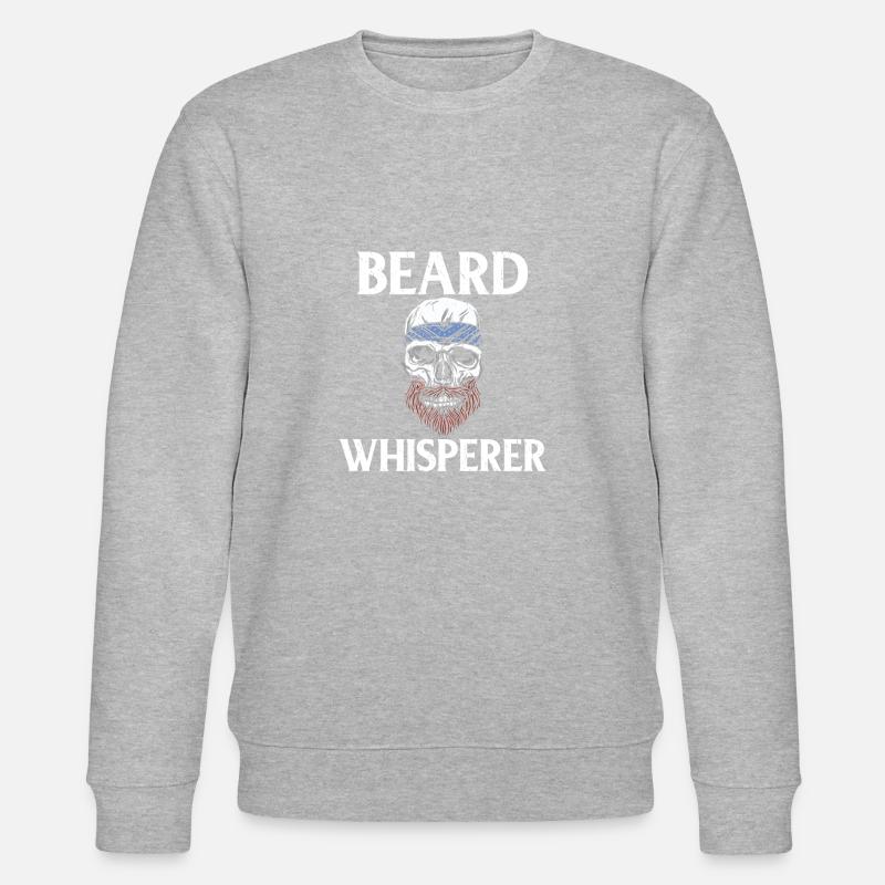 Giftidea Beard Men - Stanley/Stella Unisex Bio-Sweatshirt CHANGER  - Grau meliert