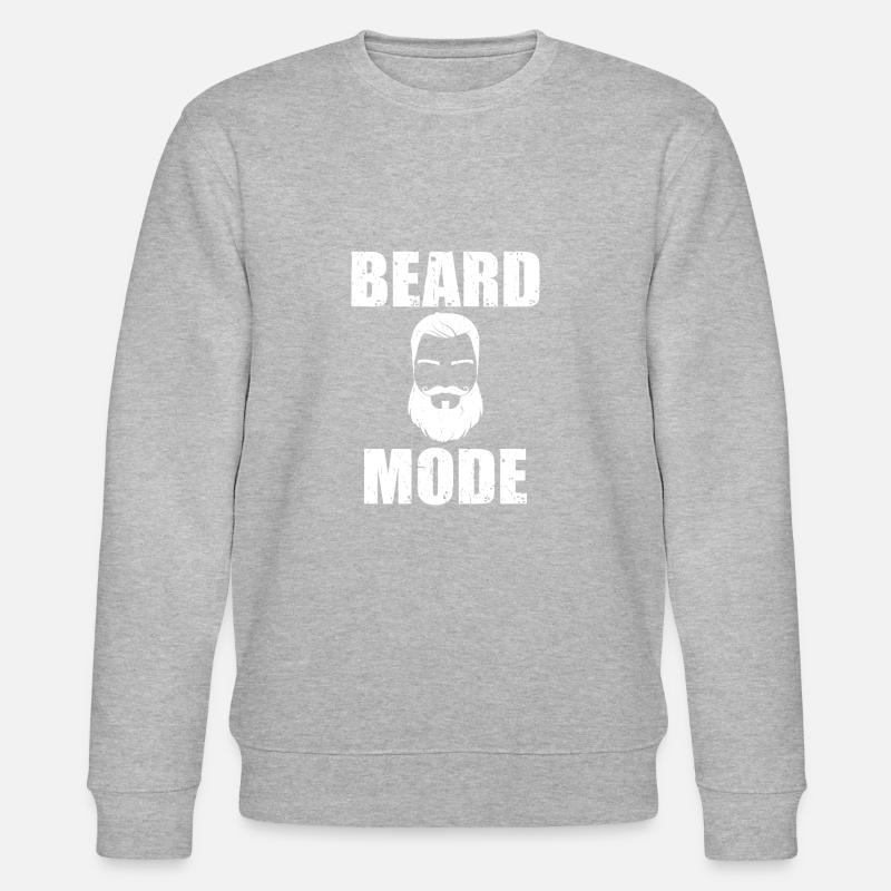 Giftidea Beard Men - Stanley/Stella CHANGER Unisex Organic Sweatshirt - heather grey