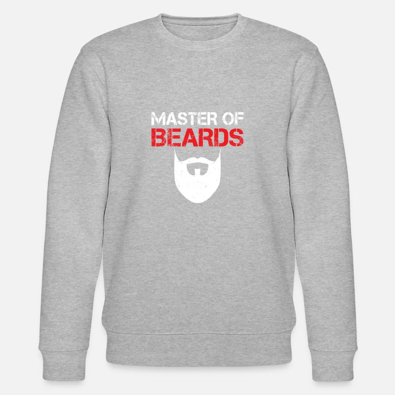 Giftidea Beard Men - Stanley/Stella Unisex Bio-Sweatshirt CHANGER  - Grau meliert