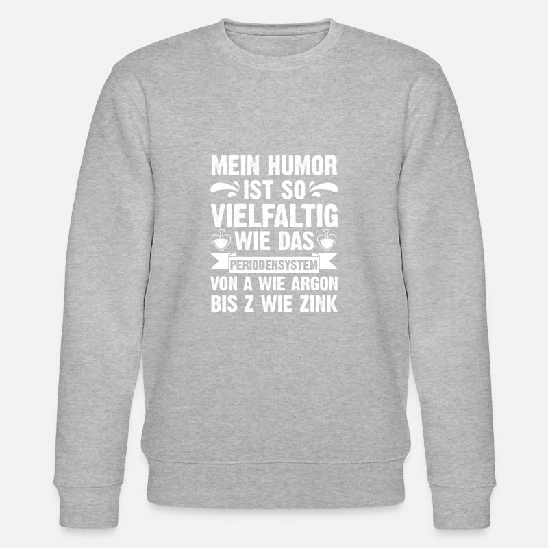 Chimiste Sciences Physique Chimie - Sweat bio CHANGER Stanley/Stella Unisexe - gris chiné