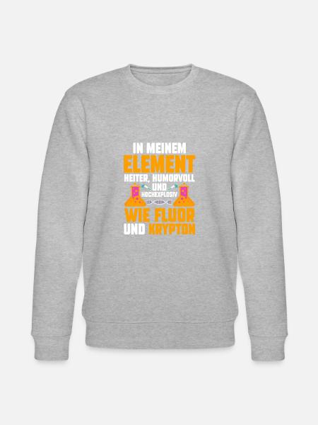 Chemist Science Physics Chemistry - Stanley/Stella CHANGER Unisex Organic Sweatshirt - heather grey