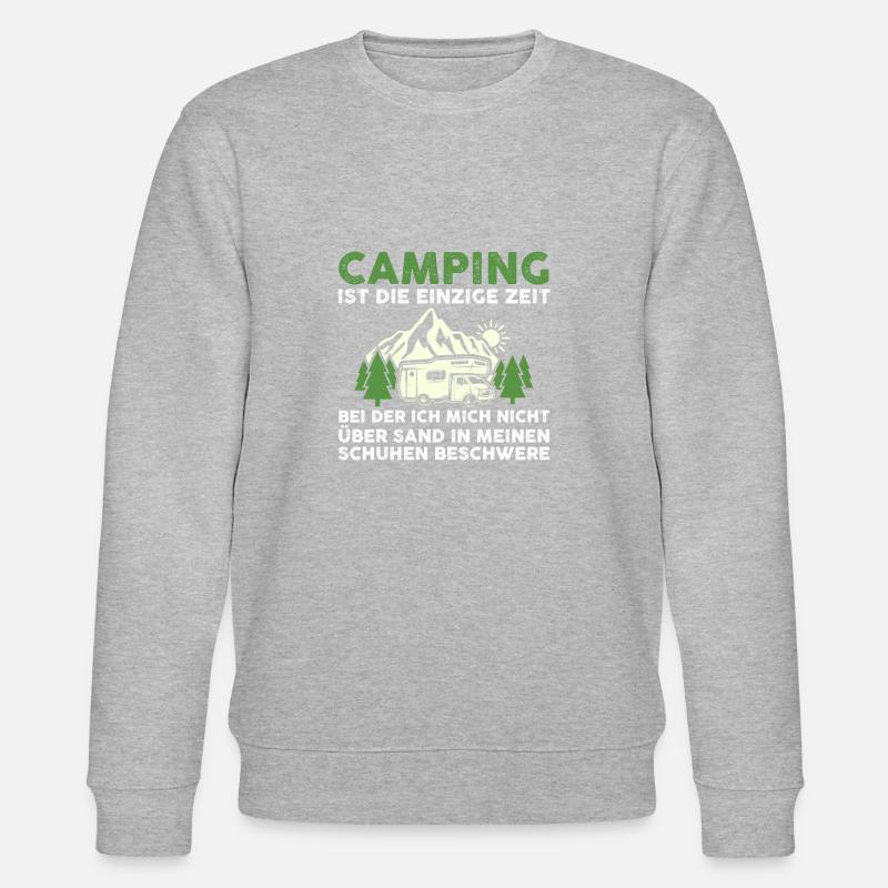Camping-car Camping-car Camping Camping - Sweat bio CHANGER Stanley/Stella Unisexe - gris chiné