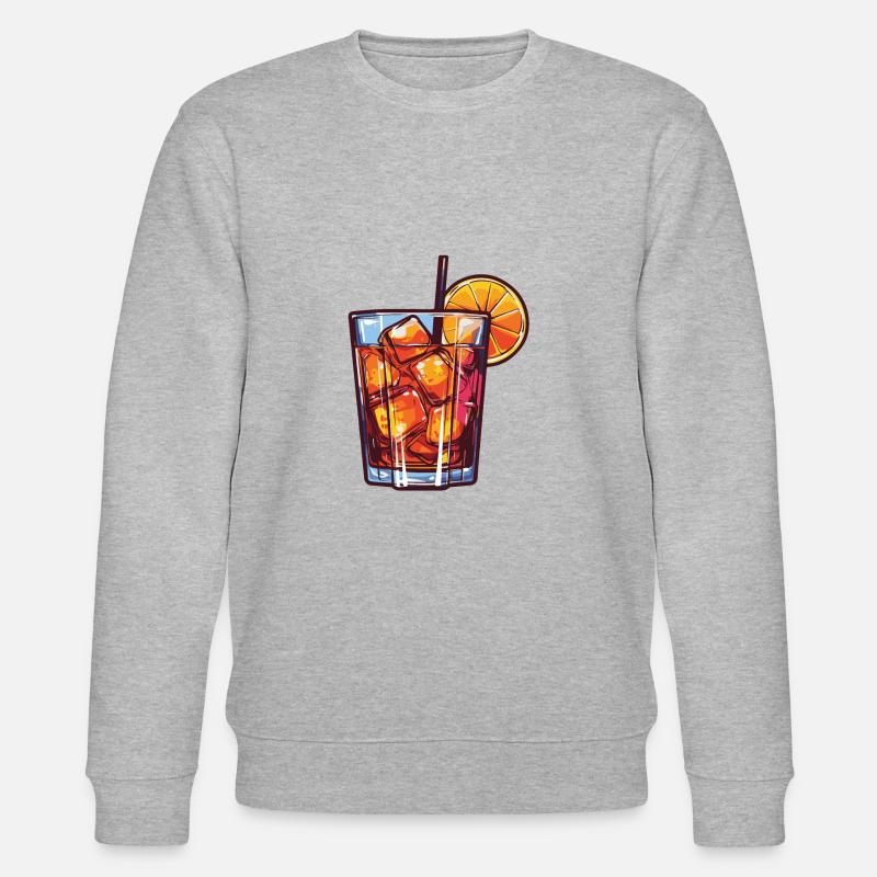 Limonade Drink - Stanley/Stella Unisex Bio-Sweatshirt CHANGER  - Grau meliert