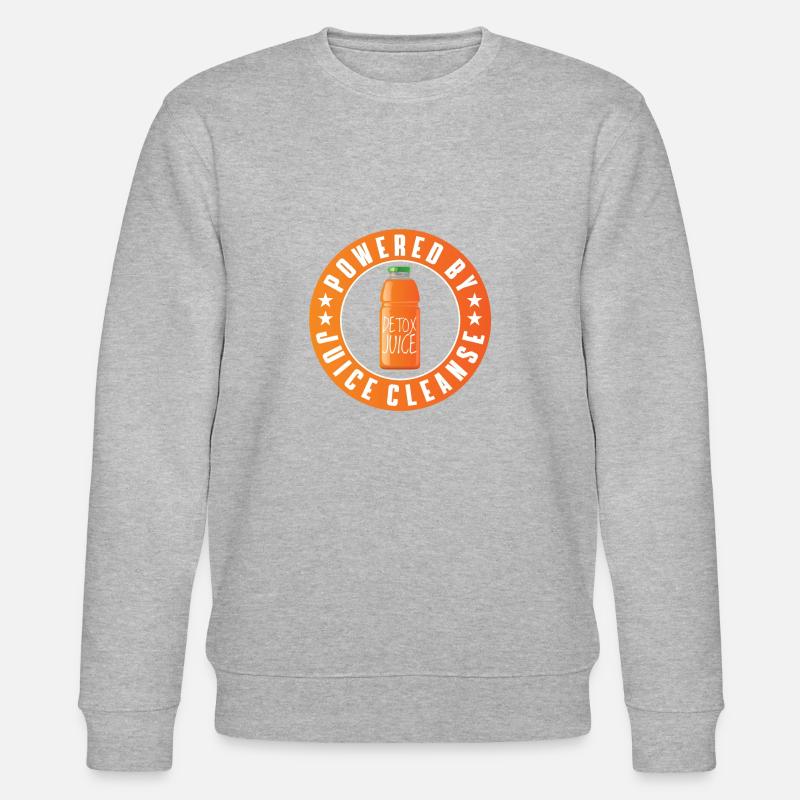 Propulsé par Juice Cleanse - Sweat bio CHANGER Stanley/Stella Unisexe - gris chiné