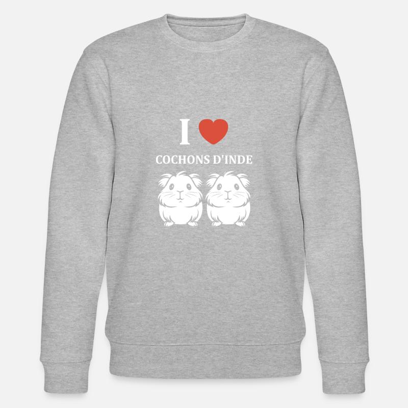 Humour cochon d'ine - Sweat bio CHANGER Stanley/Stella Unisexe - gris chiné