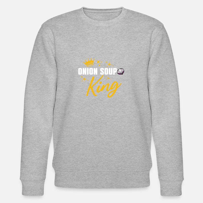 Roi des soupes à l’oignon - Sweat bio CHANGER Stanley/Stella Unisexe - gris chiné