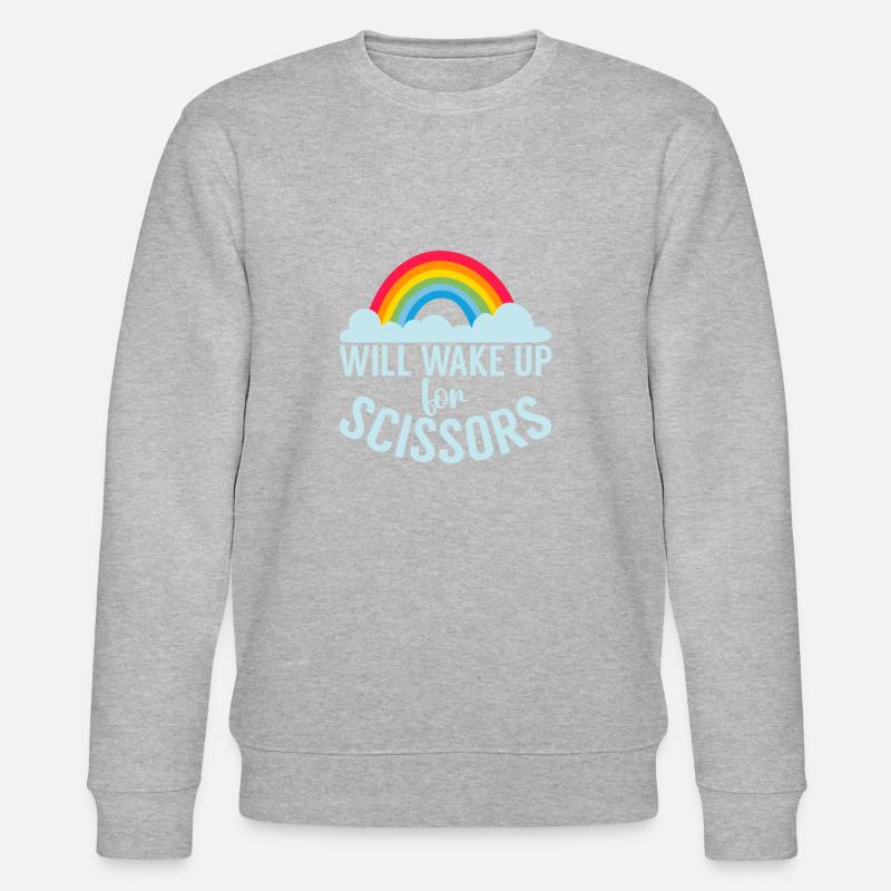 Lesbian Gifts - Stanley/Stella Unisex Bio-Sweatshirt CHANGER  - Grau meliert