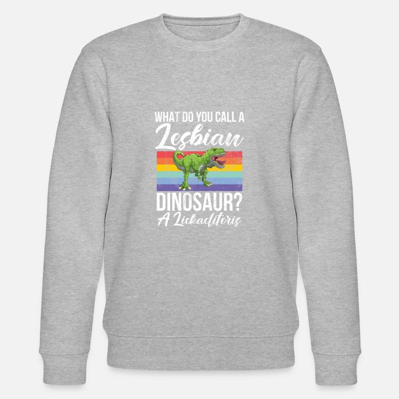Lesbian Gifts - Stanley/Stella Unisex Bio-Sweatshirt CHANGER  - Grau meliert
