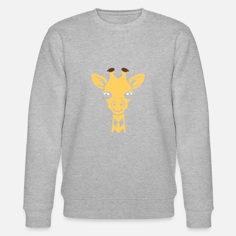 Tete de Girafe - Sweat bio CHANGER Stanley/Stella Unisexe - gris chiné