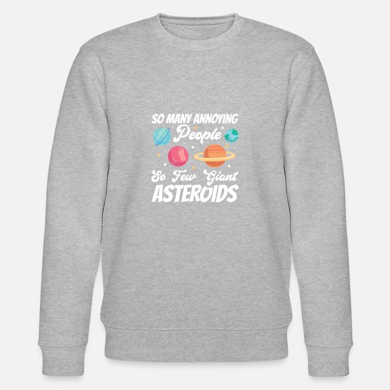 RaSarcastic Planet Scientist Dire - Sweat bio CHANGER Stanley/Stella Unisexe - gris chiné