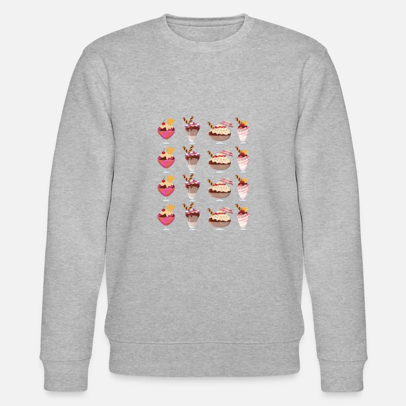 Sélection de coupes glacées - Sweat bio CHANGER Stanley/Stella Unisexe - gris chiné