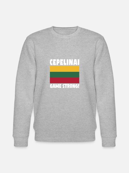 Cepelinai Game Strong - Stanley/Stella CHANGER Unisex Organic Sweatshirt - heather grey