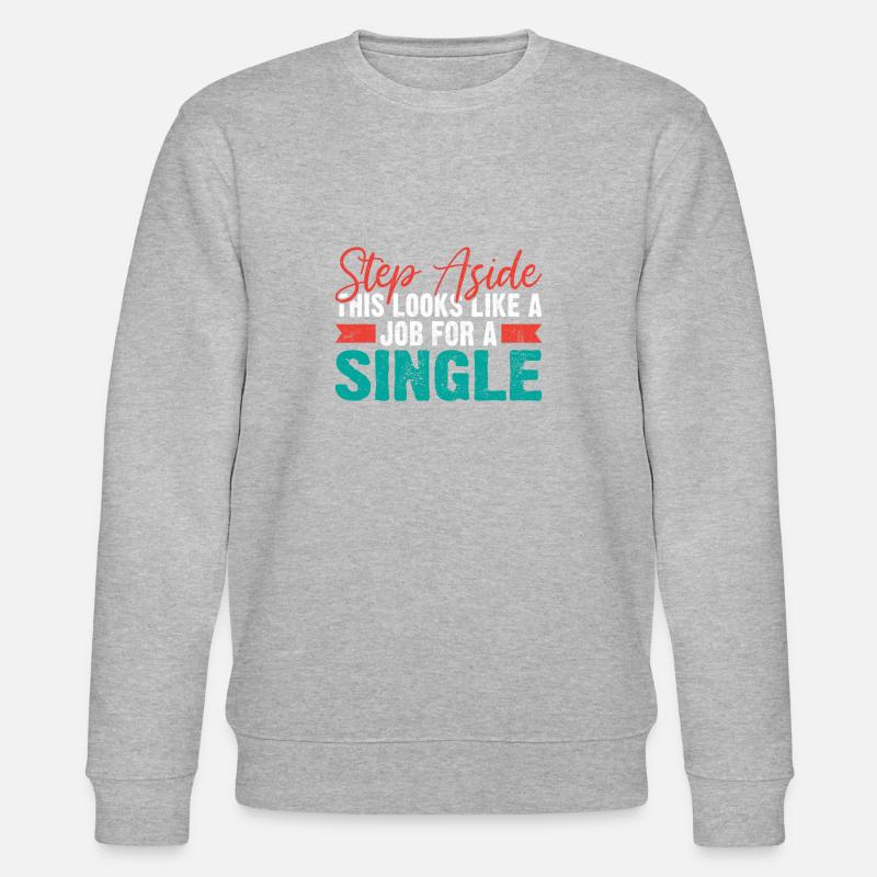 Cadeau unique - Sweat bio CHANGER Stanley/Stella Unisexe - gris chiné