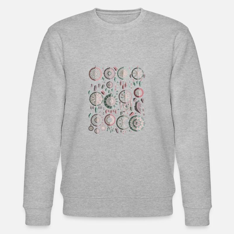 Traumfänger - Stanley/Stella Unisex Bio-Sweatshirt CHANGER - Grau meliert