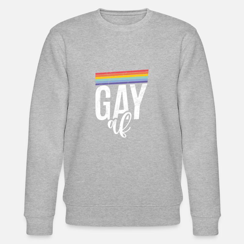 Cadeaux gays - Sweat bio CHANGER Stanley/Stella Unisexe - gris chiné