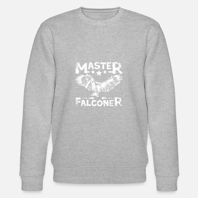 Master falconer - Stanley/Stella Unisex Bio-Sweatshirt CHANGER  - Grau meliert