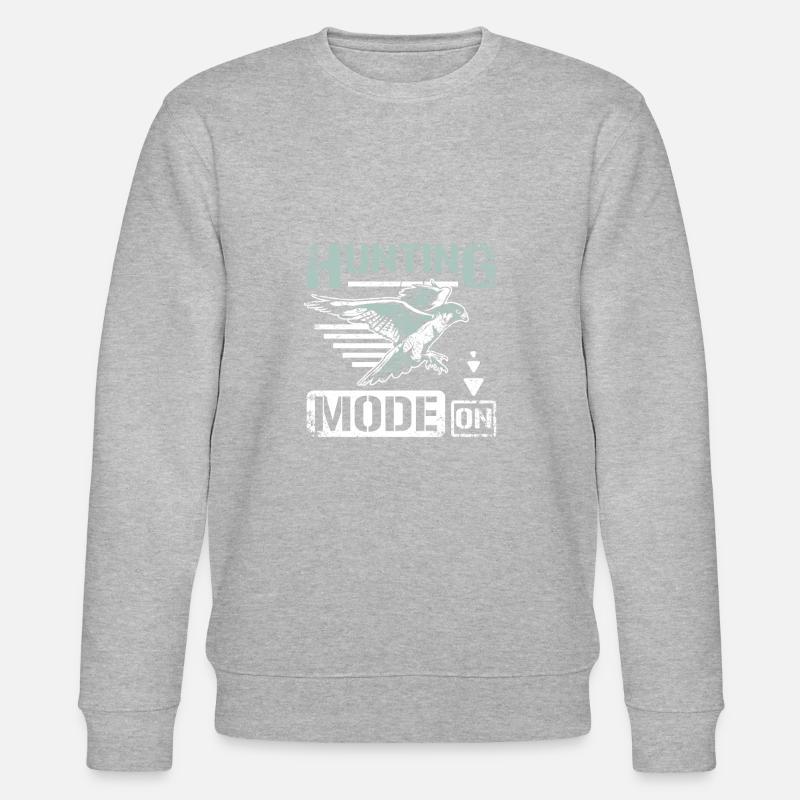 Mode chasse sur fauconnier - Sweat bio CHANGER Stanley/Stella Unisexe - gris chiné