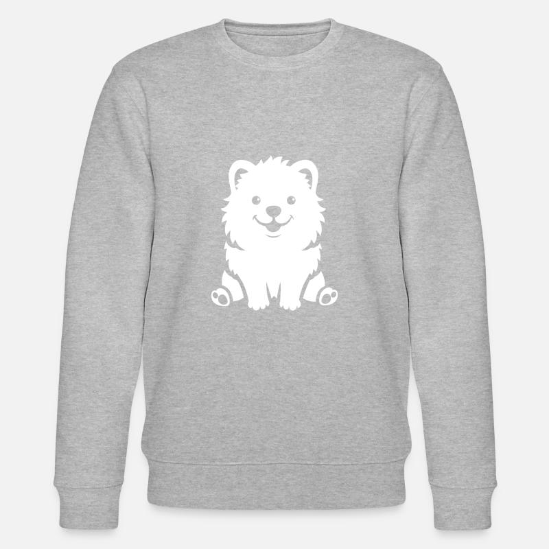 Samojede - Stanley/Stella Unisex Bio-Sweatshirt CHANGER  - Grau meliert