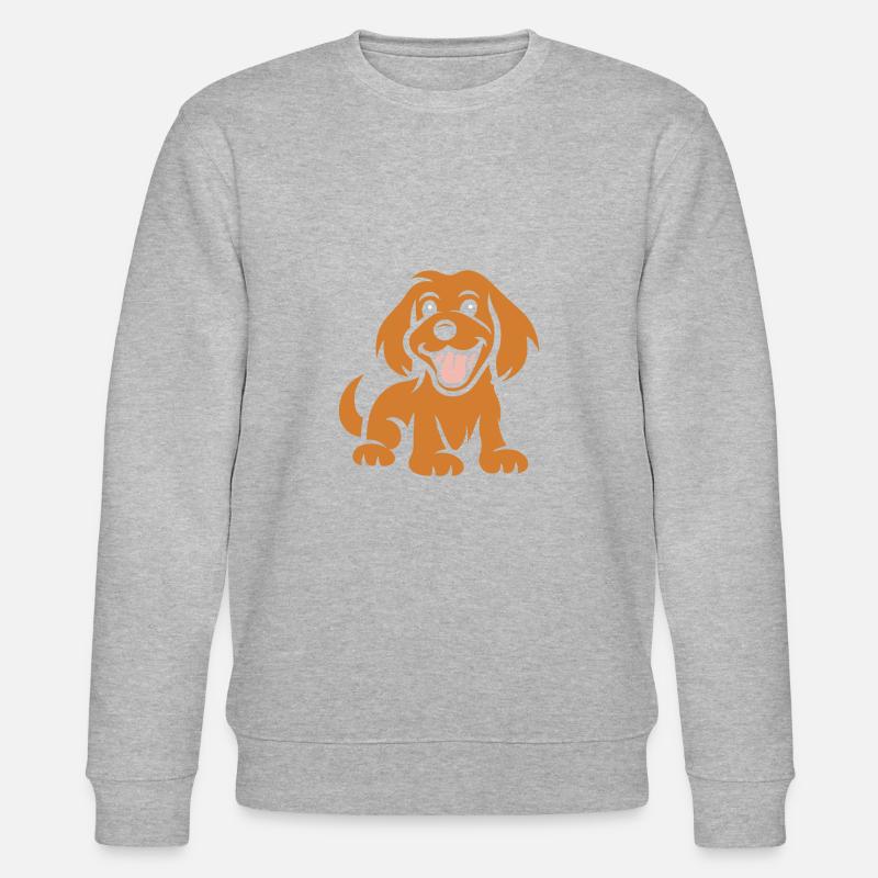 Cocker Spaniel Dog - Stanley/Stella CHANGER Unisex Organic Sweatshirt - heather grey