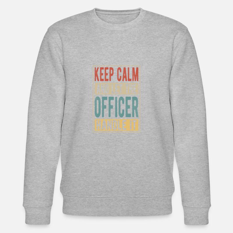 Officer Retro Gift - Stanley/Stella CHANGER Unisex Organic Sweatshirt - undefined