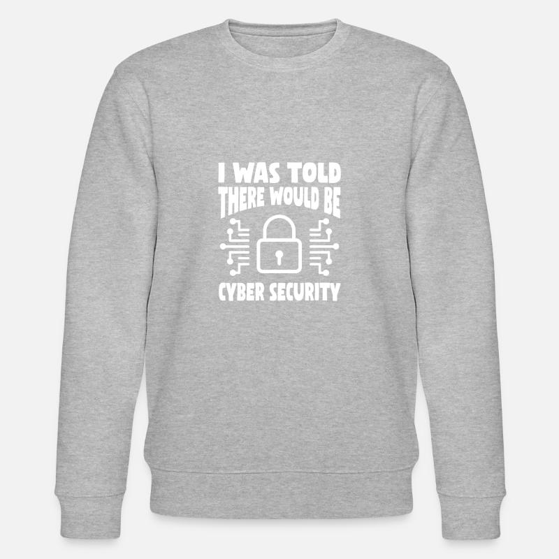 Cyber Best PrCyber Security T-shirt - Stanley/Stella Unisex Bio-Sweatshirt CHANGER  - Grau meliert