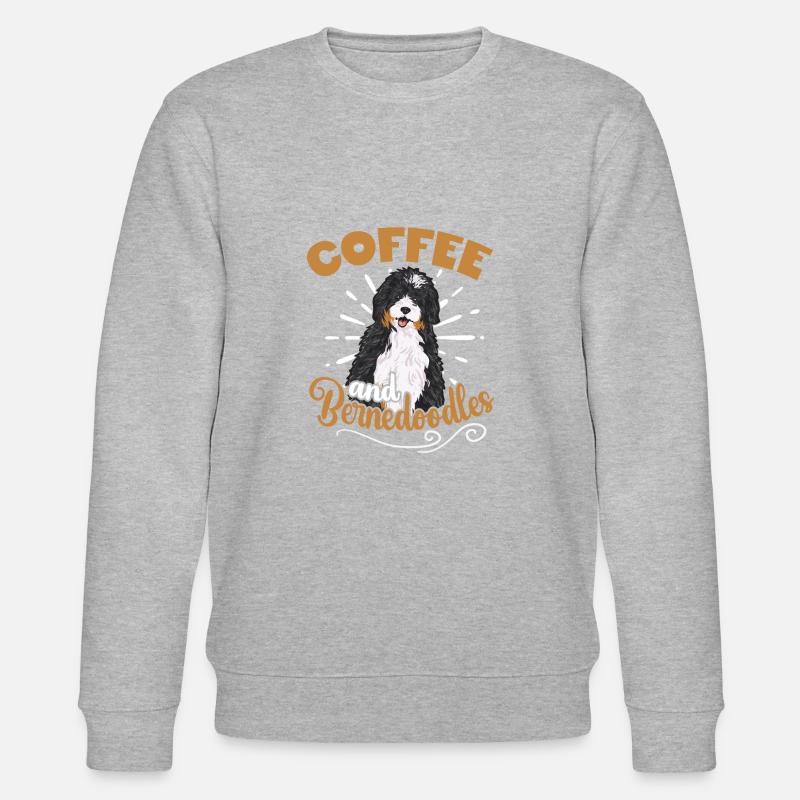 Bernedoodle Hund - Stanley/Stella Unisex Bio-Sweatshirt CHANGER  - Grau meliert